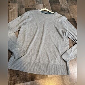 Smartwool Gray Merino Wool Blend Crewneck Sweater Size L Warm Casual Outdoor